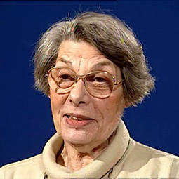 Ilse Rewald während des Interviews im Jahr 1996